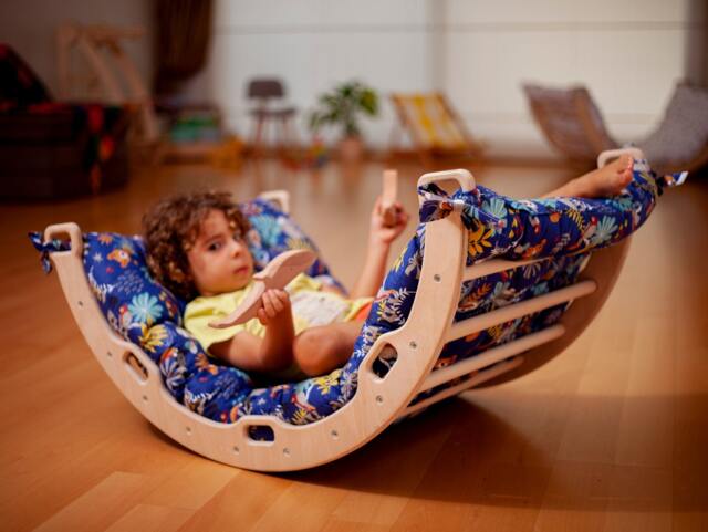 Small & Large Size Montessori Climbing Arch With Pad, Baby First Christmas Gift, 1st Birthday Gift, Toys For 1 Year Old - image 1