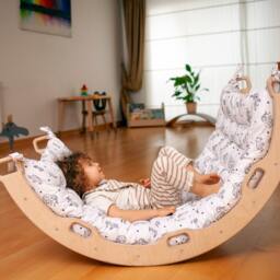 Small & Large Size Montessori Climbing Arch With Pad, Baby First Christmas Gift, 1st Birthday Gift, Toys For 1 Year Old - thumbnail 2