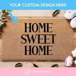 Custom Doormat - Personalized Customized Door Mat Rug Home Decor Realtor Closing Gift Welcome - thumbnail 1