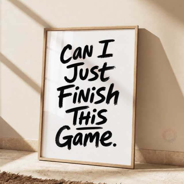 Gaming Poster Print - Boys Bedroom Decor, Gamer Gift, Teen Room Wall Art Prints - image 1
