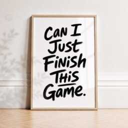 Gaming Poster Print - Boys Bedroom Decor, Gamer Gift, Teen Room Wall Art Prints - thumbnail 2