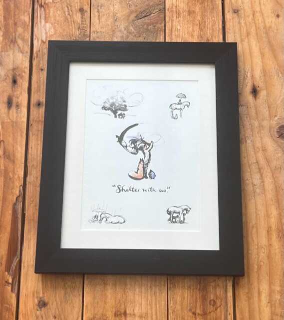 Framed Print From Always Remember - The Boy Mole Fox, Horse & The Storm By Charlie Mackesy