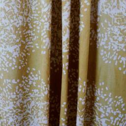 "Yellow Curtain Panel Window Treatment Mustard Printed Home Living Houseware - One Tree Forest 44""W X 84""L/ 96""/ 108" - thumbnail 3