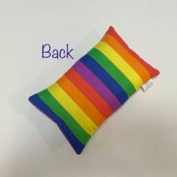xl Seatbelt Pillow Travel Rainbow Stripes Car Cushion Cancer Gift Mastectomy Breast Hysterectomy Surgery - thumbnail 4