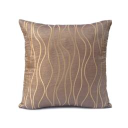 Light Brown Pillow, Throw Pillow Cover, Decorative Cushion Pillowcase, Accent Polyester, Beige Pattern - thumbnail 1