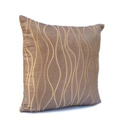 Light Brown Pillow, Throw Pillow Cover, Decorative Cushion Pillowcase, Accent Polyester, Beige Pattern - thumbnail 2