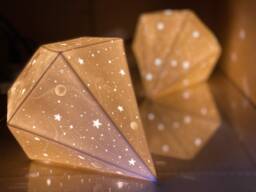 Sky-Map Night Light Bedside Porcelain Lamp, Atmosphere Accent Light, Ambient Lamp, Romantic Stars Map, Star Constellations - thumbnail 1
