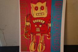 Warhol Robot - Toys Moon Explorer Graphic Art From The 1980S Framable Print Gifts For Lover Space Force - thumbnail 1