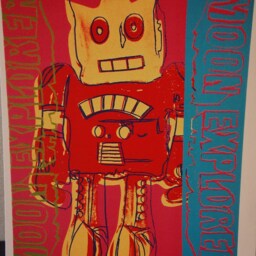 Warhol Robot - Toys Moon Explorer Graphic Art From The 1980S Framable Print Gifts For Lover Space Force - thumbnail 2