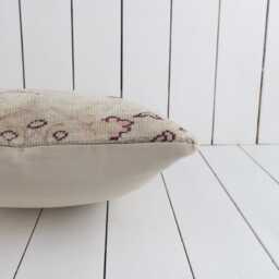 Vintage Turkish Kilim Pillow Cover Bohemian Accent Cushion - 16x16 - thumbnail 4