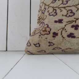 Vintage Turkish Kilim Pillow Cover Bohemian Accent Cushion - 16x16 - thumbnail 2