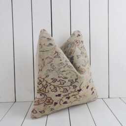 Vintage Turkish Kilim Pillow Cover Bohemian Accent Cushion - 16x16 - thumbnail 3