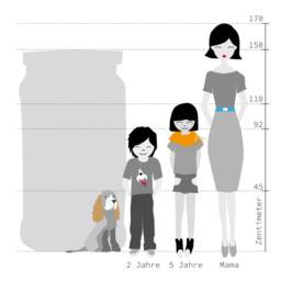 Measuring Pole, Cuttlefish, Label, Sticker, Children's Room, Nursery, Wall Decoration, 150 X 80 cm - thumbnail 4