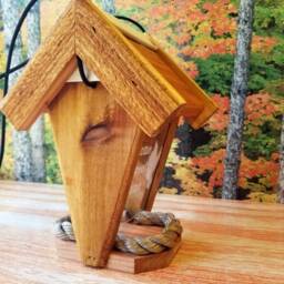 Home Tweet Two-Sided Cedar Bird Feeder - thumbnail 3