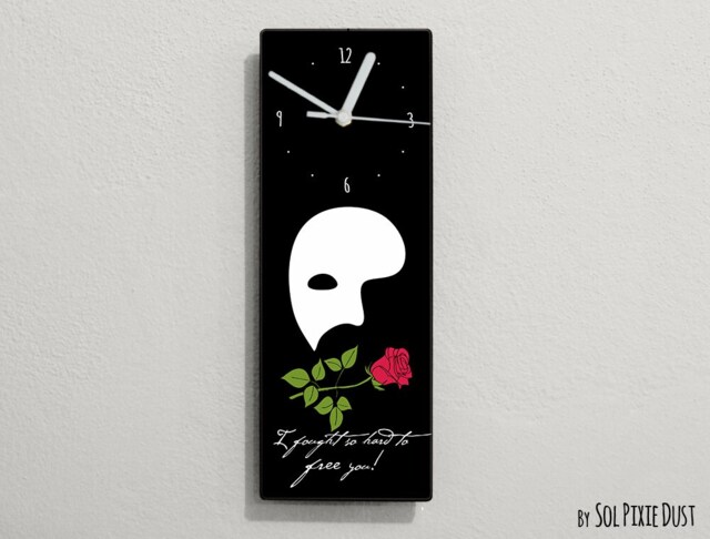 Phantom Of The Opera Quotes - I Fought So Hard To Free You Wall Clock - image 1