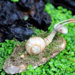 Ooak Snail Sculpture Miniature - thumbnail 2