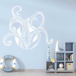 Octopus Tentacles Wall Decal Removable Vinyl Art 2065 - thumbnail 3