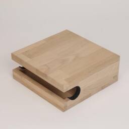 100% Oak Wood Bike Hanger - Shelf Wall Mount Rack Storage Bicycle Dock - No Finish - thumbnail 2