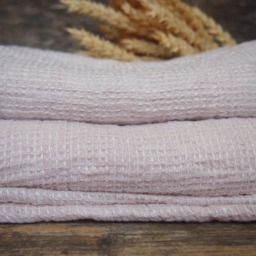 Set Of 2 Linen Bath Towels, Pastel Pink Towel, Gift - thumbnail 3