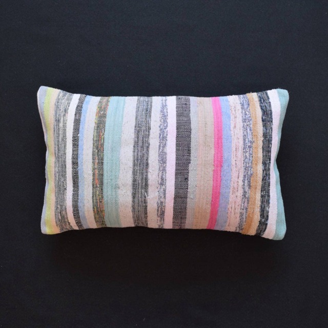 16x26 Moroccan Pillow Coussin Marocain Floor Kilim Throw Berber Handira 40x65 Lumbar Pillow - image 1