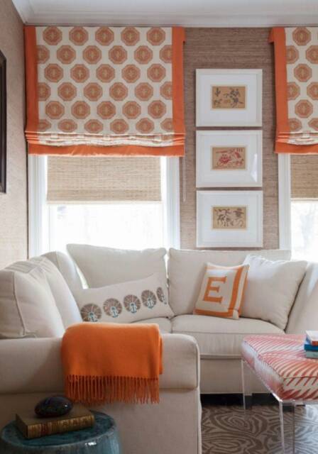 Flat Roman Shade-Priced Per Sq. Ft. Banding Additional - image 1