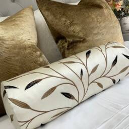"Decorative Cushion Bolster 16"" X 6" - thumbnail 2