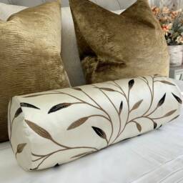 "Decorative Cushion Bolster 16"" X 6" - thumbnail 1