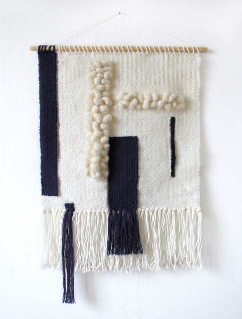 Minimalist Woven Wall Hanging Modern Nature Tapestry - image 1