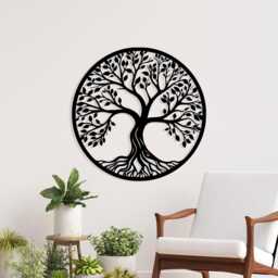 Tree Of Life Metal Wall Art, Boho Spiritual Decor, Living Room, Housewarming Gift