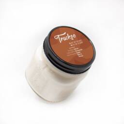 Truckee -- Scented Soy Candle California Citrus Cinnamon Apple Berry Pecan Handmade Handpoured Mason Jar - thumbnail 2