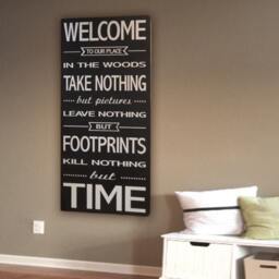 Welcome To Our Place in The Woods Wall Decal Country Home Decor - thumbnail 2