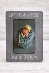 Personalized Godfather Frame Gift From Godchild Baptism Idea For Thank You Being Mine Photo - thumbnail 1
