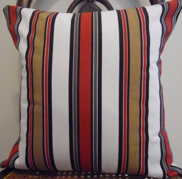 Morgan Stripe.stripe Pillow Cover.slip Covers.unisex.stripes.gift For Him.traditional.mancave.home Decor Pillows.pillow Shams - image 1