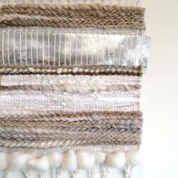 "Woven Wall Hanging, Medium Tapestry, Weaving - " - thumbnail 3