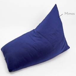 Custom Organic Cotton Bean Bag Chair With Washable Cover - Fully Customizable - Size, Shape, Fabric - thumbnail 3