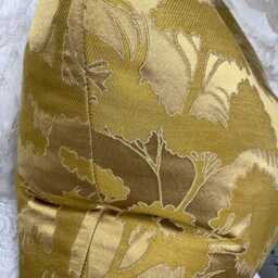 Scatter Gold Cushion Cover, Pillow Cover Unique Tree Applique Design - Komako John Lewis Fabric Double Sided Modern Home - thumbnail 2