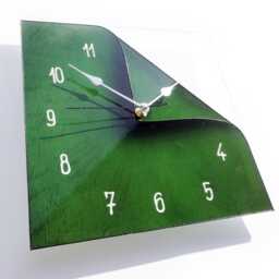Emerald Green Unusual Wall Clock Rectangle Clock in 4 Sizes - thumbnail 2