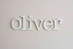 Wood Letters For Nursery, Baby Name, Custom, Individual Name Display, Painted Letters, Above The Crib - thumbnail 1