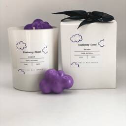 Bubble Cloud Candle, Gifted Scent Candle Blueberry - thumbnail 3
