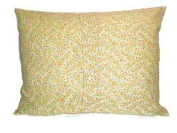 Patchwork Cushion, Pillow, Decorative Pillow Cover, Pink, Green, Gold in Fun Throw - thumbnail 4