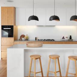 Farmhouse Wood Pendant Light, Natural Dining Light Fixtures, Black Lighting - thumbnail 3