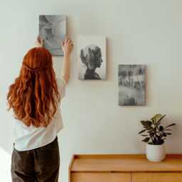 Canvas Set Of 3 - Forest in The Fog Portrait With Trees Delicate Dandelion, Gray Large Wall Art, Landscapes Hanging Piece - thumbnail 3
