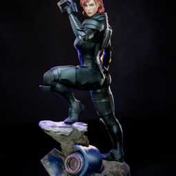 Commander Of The Last Stand - Sci-Fi Hero Space Armoured Warrior Shepard Resin Figure 16K - thumbnail 2