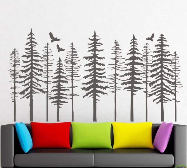 Tree Branch Wall Decal Removable Vinyl Decor T419 - image 1