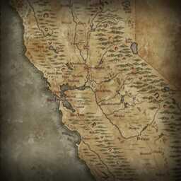 Fantasy California Map Art Print, Housewarming Gift - thumbnail 3