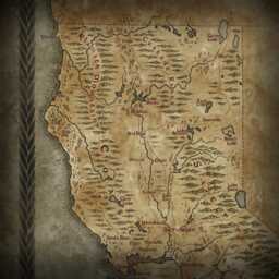 Fantasy California Map Art Print, Housewarming Gift - thumbnail 2
