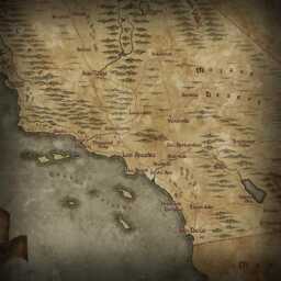 Fantasy California Map Art Print, Housewarming Gift - thumbnail 4