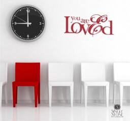 Nursery Wall Decal - You Are Loved Sticker Custom Home Decor