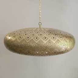 Moroccan Brass Pendant Light - thumbnail 3