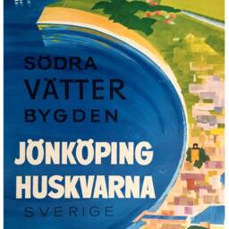 Reprint Of The Vintage Swedish/Norwegian Travel Poster - Jonkoping Huskvarna - thumbnail 3